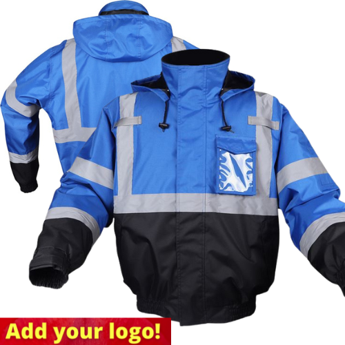 Could I order GSS® 8013 Non-ANSI waterproof bomber jackets with the Post Office logo?