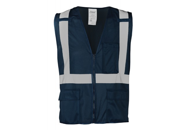 Can the Ironwear® 1284-BZ 4x Economy Blue Vest be embroidered?