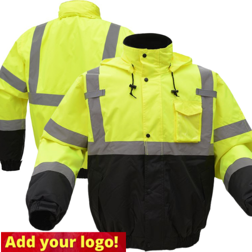 GSS® 8001 Class 3 Hi-Vis Lime/Black Waterproof Quilt-Lined Bomber Jacket. Questions & Answers