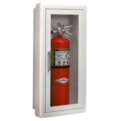 Can I store my fire extinguisher in a jl industries fire extinguisher cabinet?