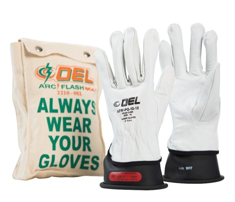 OEL® IRG011 Class 0 11" 1,000v Rubber Insulated Electrical Glove Kit. Questions & Answers