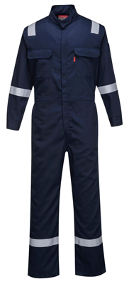 Portwest® FR94NAR Hi-Vis Navy Bizflame™ 88/12 Iona Flame Resistant Coveralls. Questions & Answers