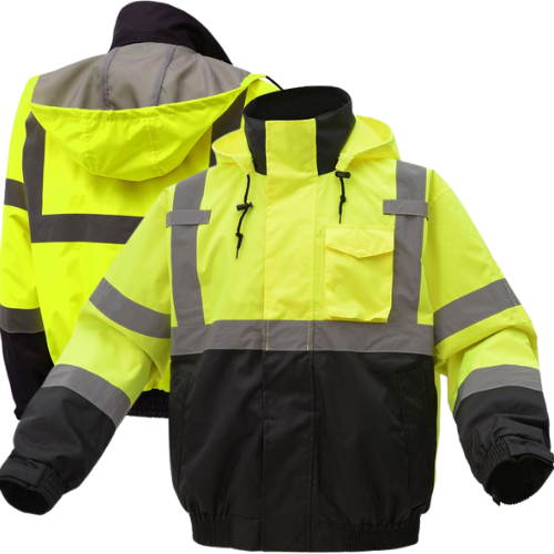 GSS® 8003 Class 3 Hi-Vis Lime/Black 3-IN-1 Waterproof Bomber Jacket with Removable Fleece Liner – 6X-Large. Questions & Answers