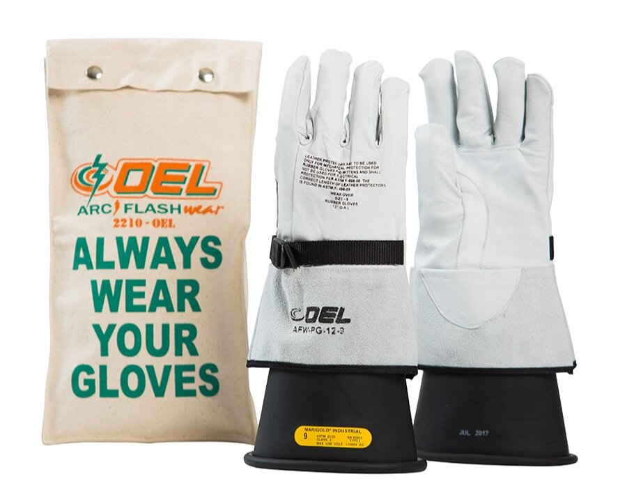 OEL® IRG214 Class 2 14" 17,000v Rubber Insulated Electrical Glove Kits. Questions & Answers