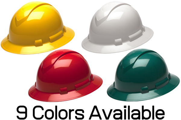 What is the difference between standard brim and full brim hard hats?