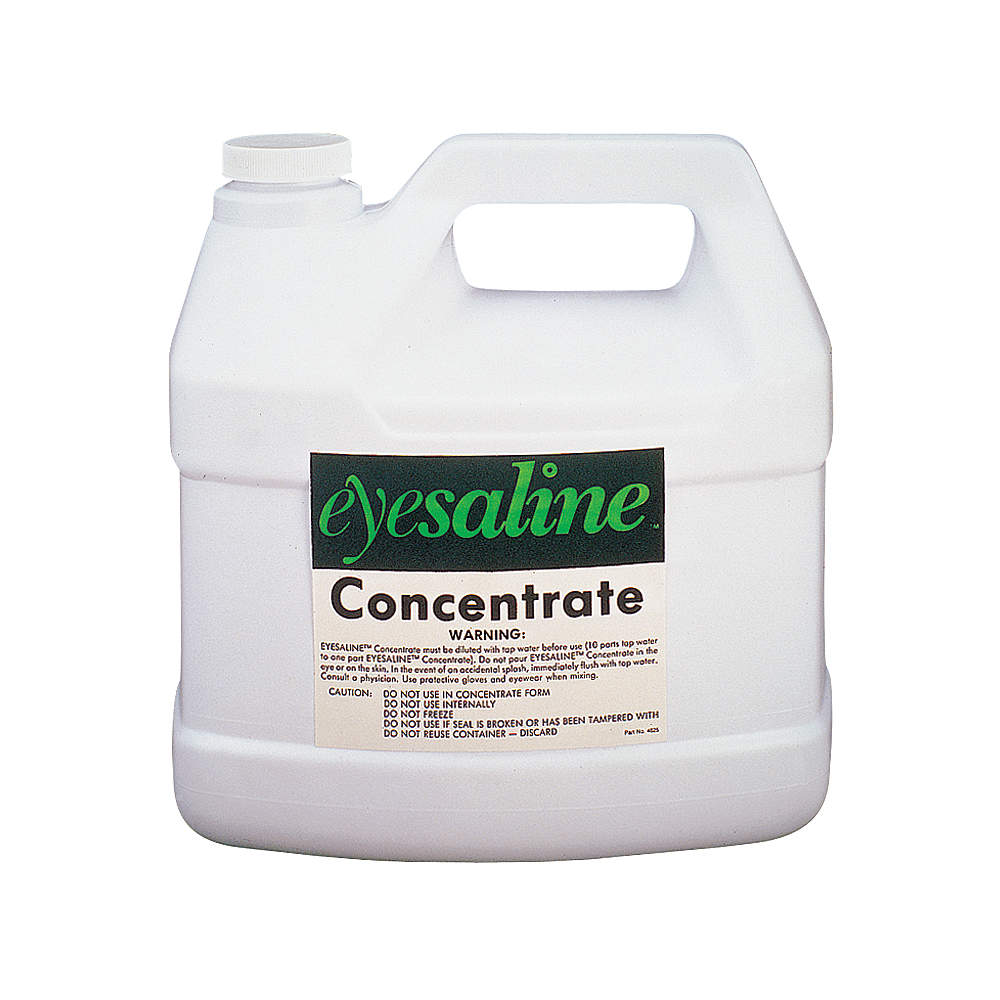 How to mix eyesaline concentrate?