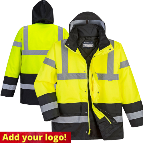 Portwest® US466 Class 3 Hi-Vis Yellow/Black Traffic Jacket. Questions & Answers