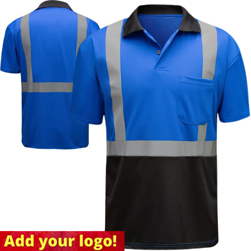 GSS® 5023 Non-ANSI Hi-Vis Blue Short Sleeve Polo Shirt. Questions & Answers