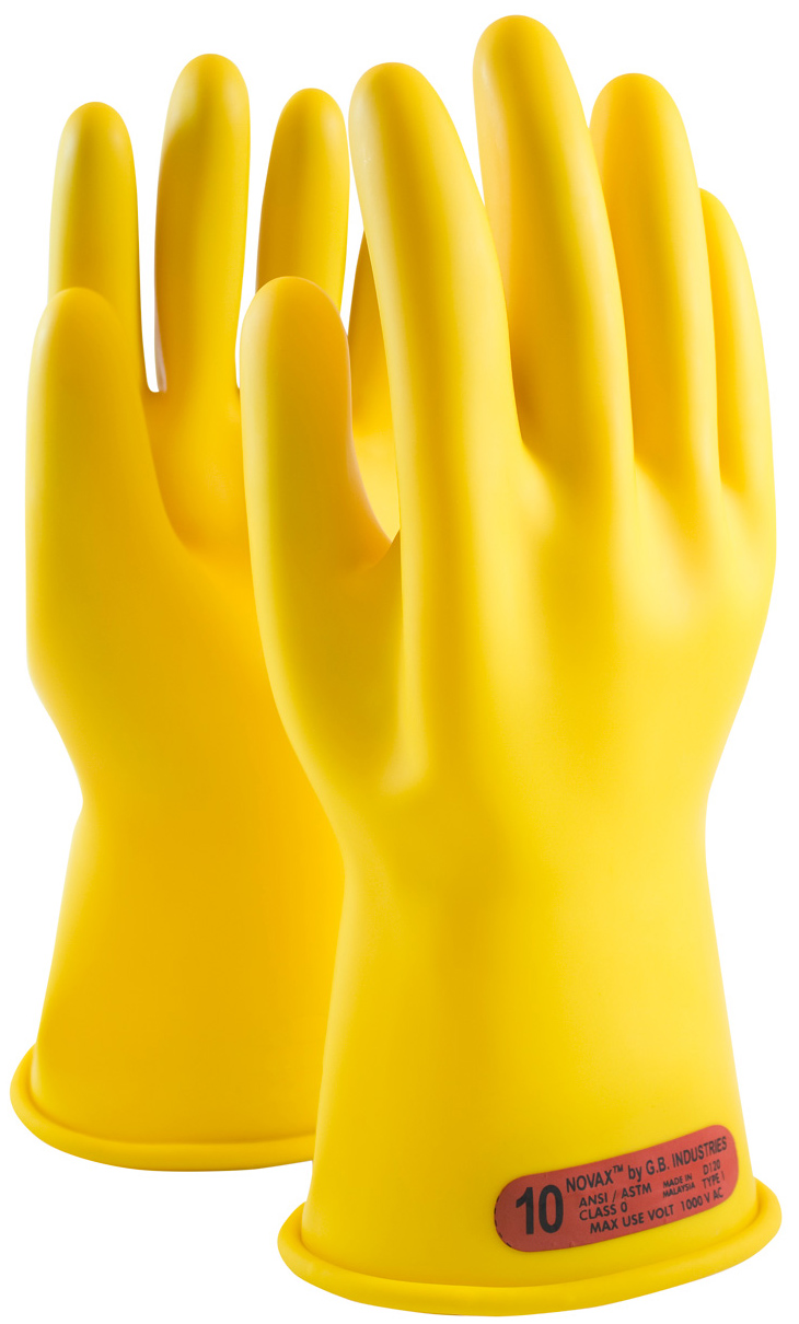 PIP® Novax® 170-0-11 Class 0 Rubber Insulated Electrical Gloves with Straight Cuff, 11", Yellow. Questions & Answers