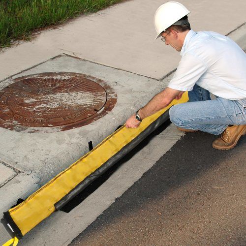 Ultratech 9151 Curb Sediment / Stormwater Filter Plus - 6"H x 6 ft. Length - No weight included. Questions & Answers