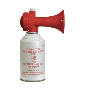 Handheld Air Horn, 8 oz. Questions & Answers