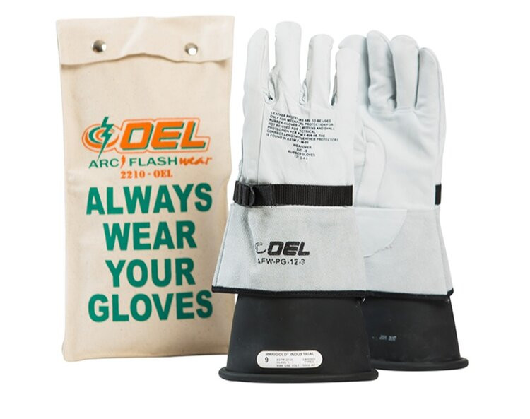 OEL® IRG114 Class 1, 7500V 14" Electrical Insulated Rubber Gloves Kit. Questions & Answers