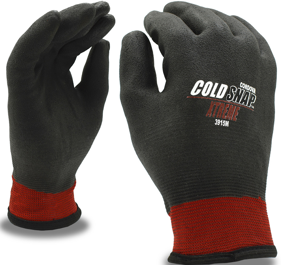 Cordova® 3915 Cold Snap Xtreme™ 2-Ply Cold Weather Thermal Gloves with Foam PVC Full Coating, Dozen. Questions & Answers