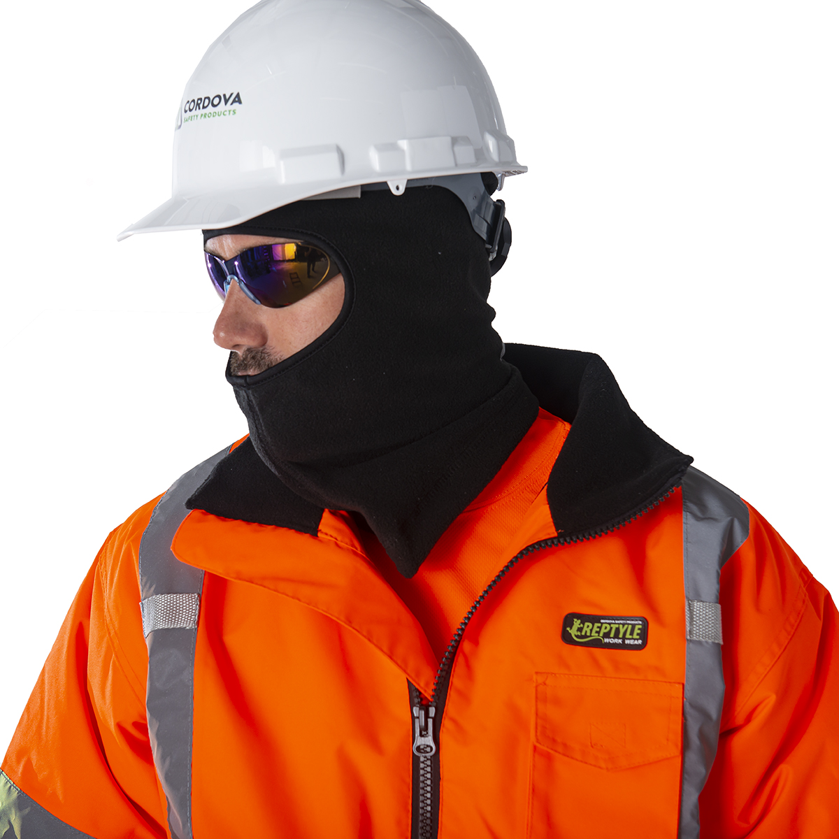 Cordova® HL100 Black Pull-On Balaclava/Hard Hat Liner with Reflective Strip on Back. Questions & Answers