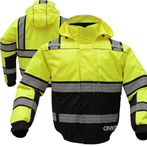 GSS® 8511 Class 3 Hi-Vis Lime/Black Onyx 3-IN-1 Winter Bomber Jacket – Medium. Questions & Answers