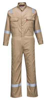 Portwest® FR94KHR Hi-Vis Khaki Bizflame™ 88/12 Iona Flame Resistant Coveralls. Questions & Answers