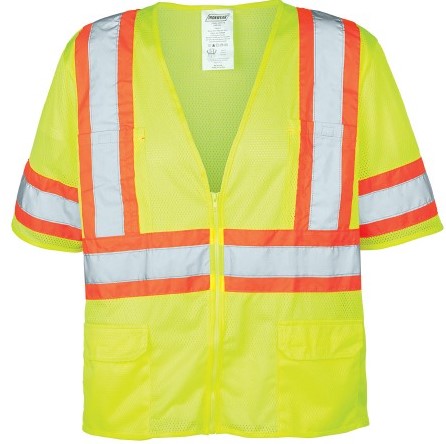 Ironwear® 1293-LZ Class 3 Hi-Vis Lime Reflective Safety Vest – X-Large. Questions & Answers