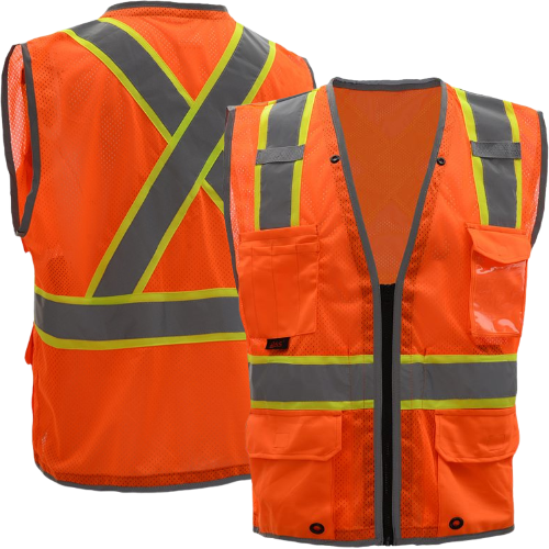 What does an orange safety vest mean?