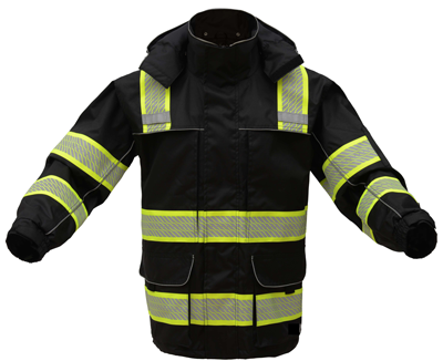 GSS® 6503 Non-ANSI Hi-Vis Black Onyx Rip Stop Raincoat – 2X-Large/3X-Large. Questions & Answers