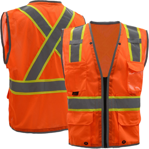 What is the difference between Class 2 and Class 3 reflective vests?