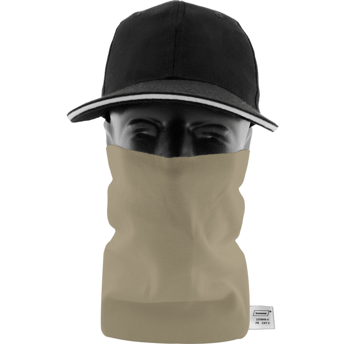 Ironwear® 1378FR AR/FR Cotton FR Neck Gaiter, CAT 2, ATPV 12.0 cal/cm2 - Khaki. Questions & Answers